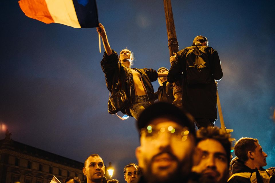 1020030 victoire d emmanuel macron au louvre